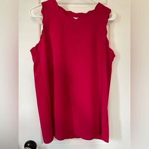 NORDSTROM Pleione Red Tunic Style Top
